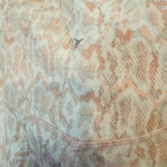 Old Navy Pink and White Leggings with Slim Fit - Picture 6 of 8